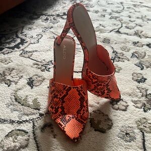 Aldo snakeskin heels